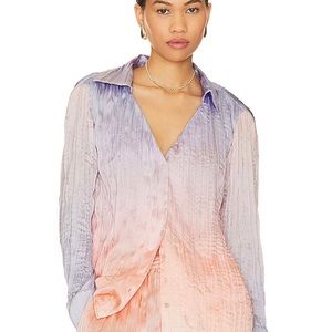 song of style Alessia Shirt in Malibu Ombre